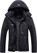 Women's Waterproof Ski Jacket - Insulated Hooded Winter Windbreaker for Snowboarding