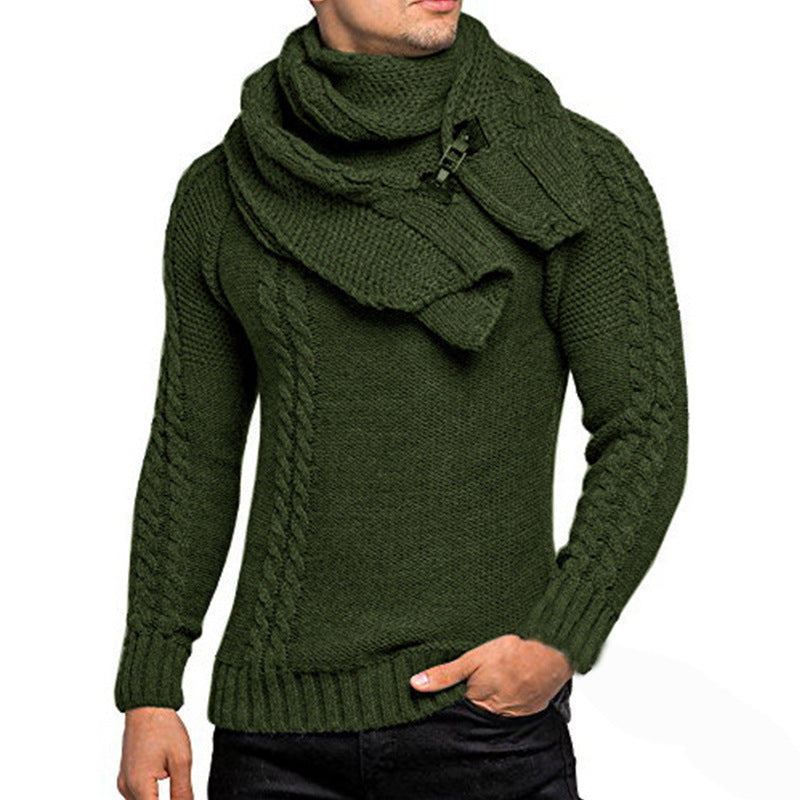 Chic Men's Turtleneck Sweater