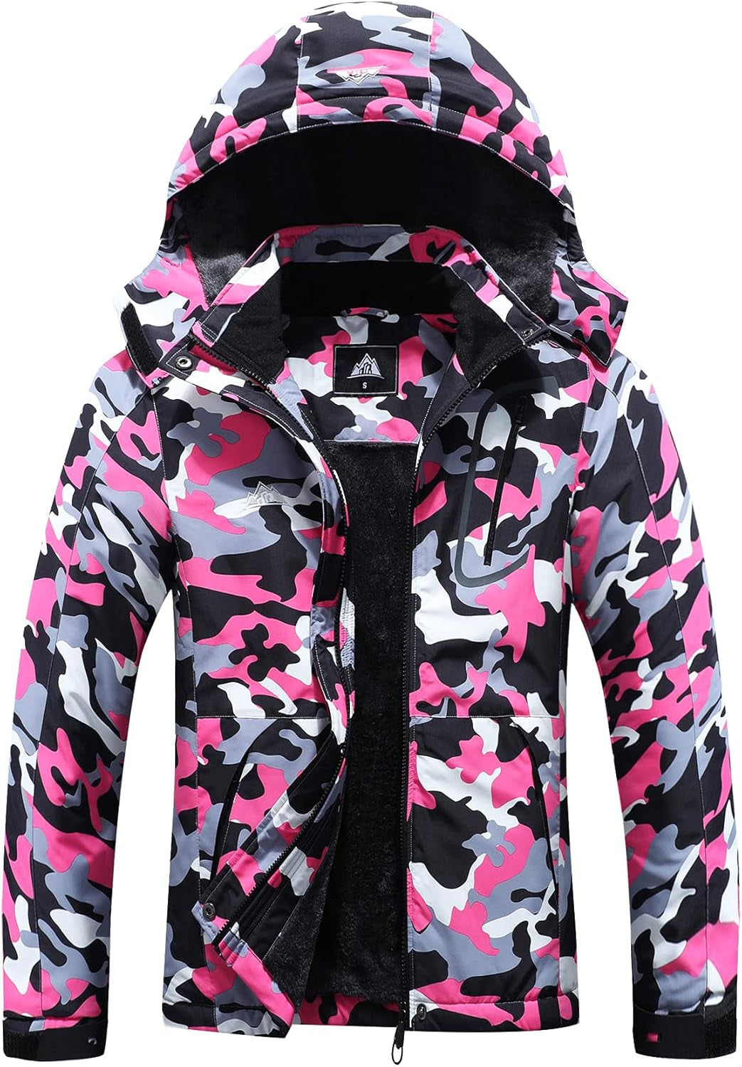Women's Insulated Waterproof Ski Jacket - Ideal for Outdoor Activities, Hiking, and Snowboarding