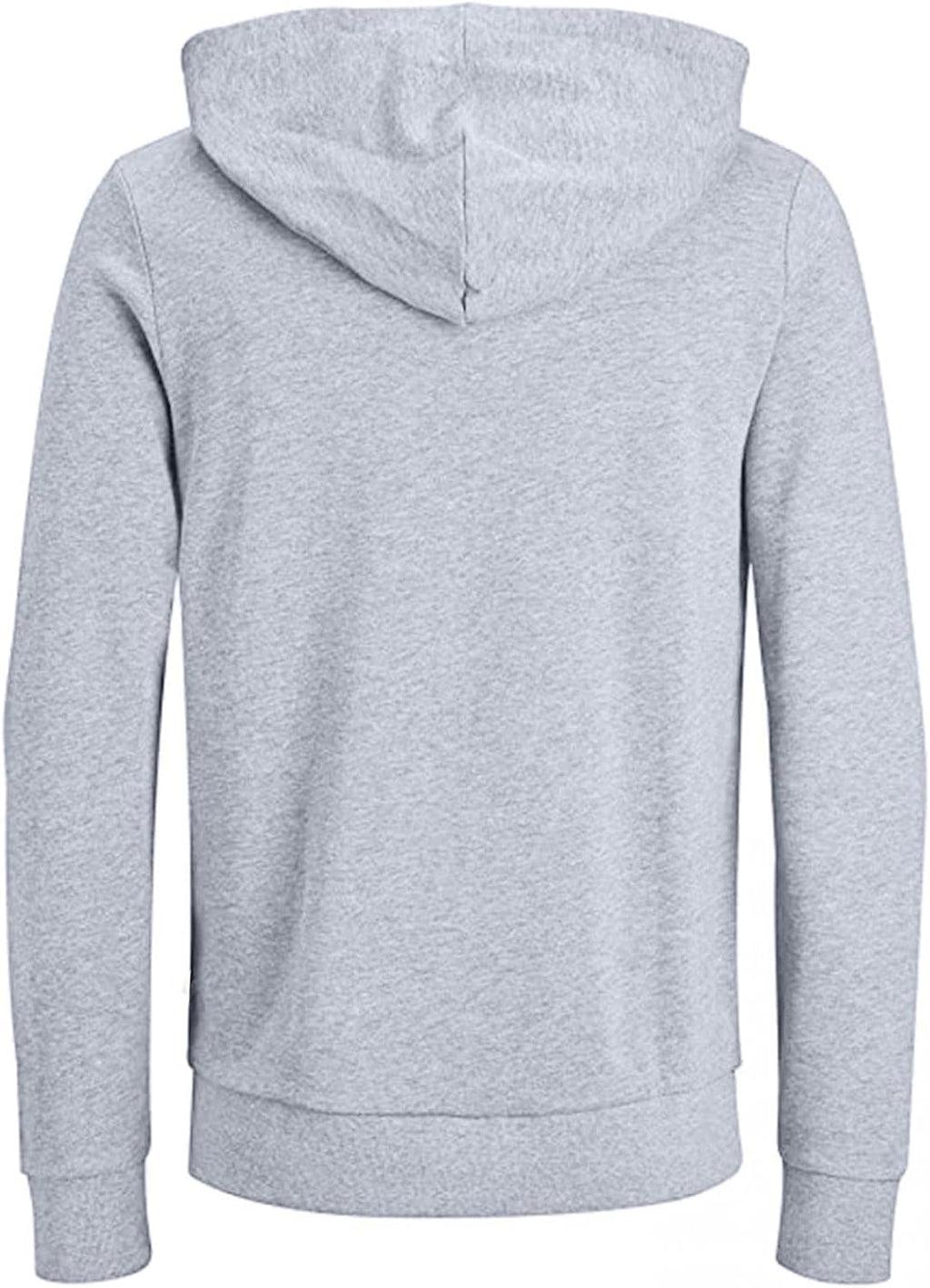 Men's Long Sleeve Pullover Hoodies with Drawstring and Zip-Up for Casual Sports and Warmth