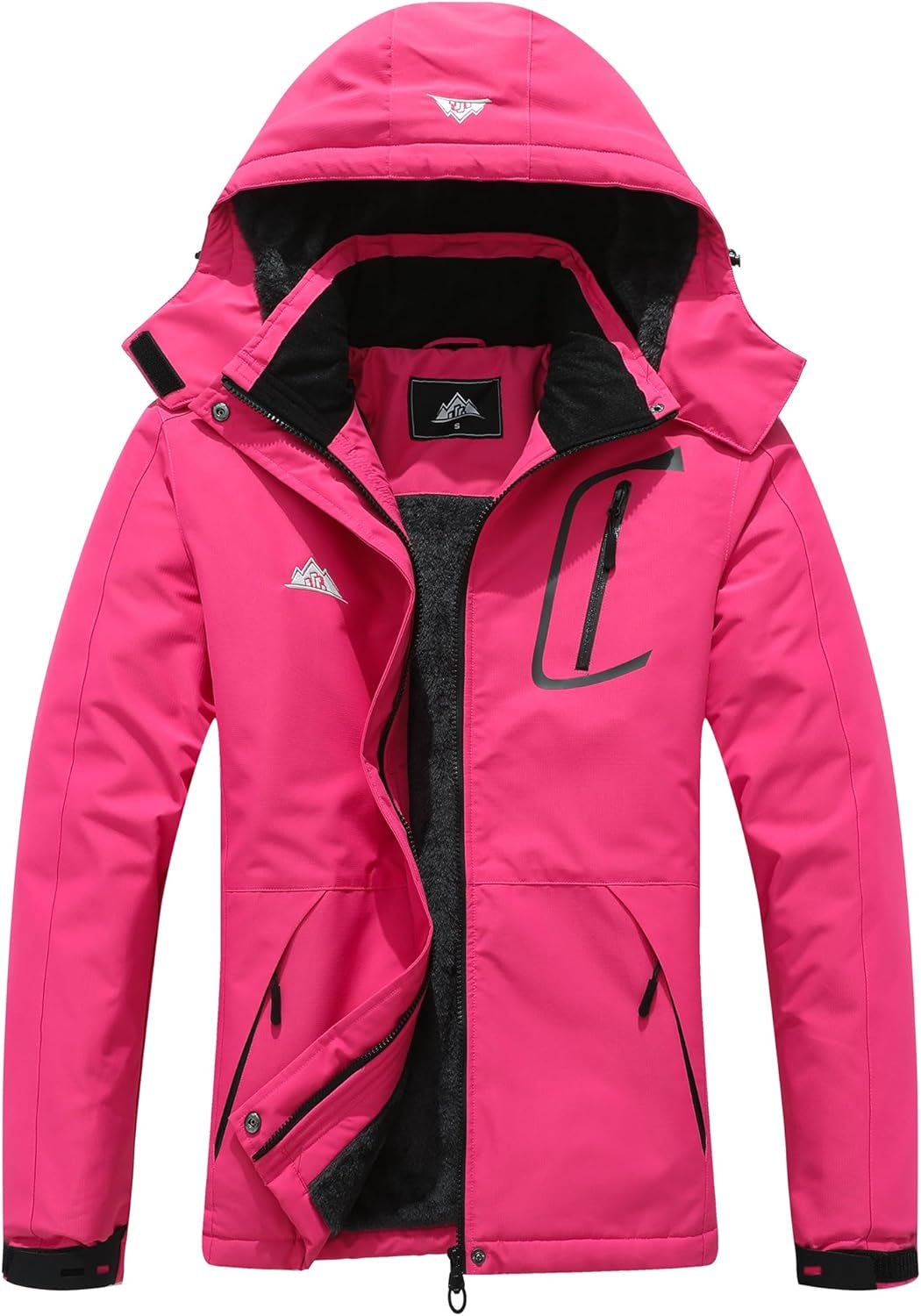 Women's Insulated Waterproof Ski Jacket - Ideal for Outdoor Activities, Hiking, and Snowboarding