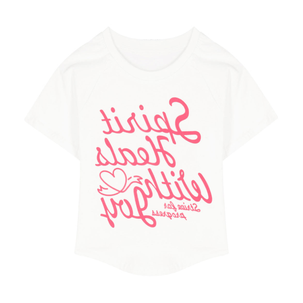 Sweet and spicy printed T-shirt women's ins tide summer white spice girl thin style high waist tight sexy short sleeve short style top