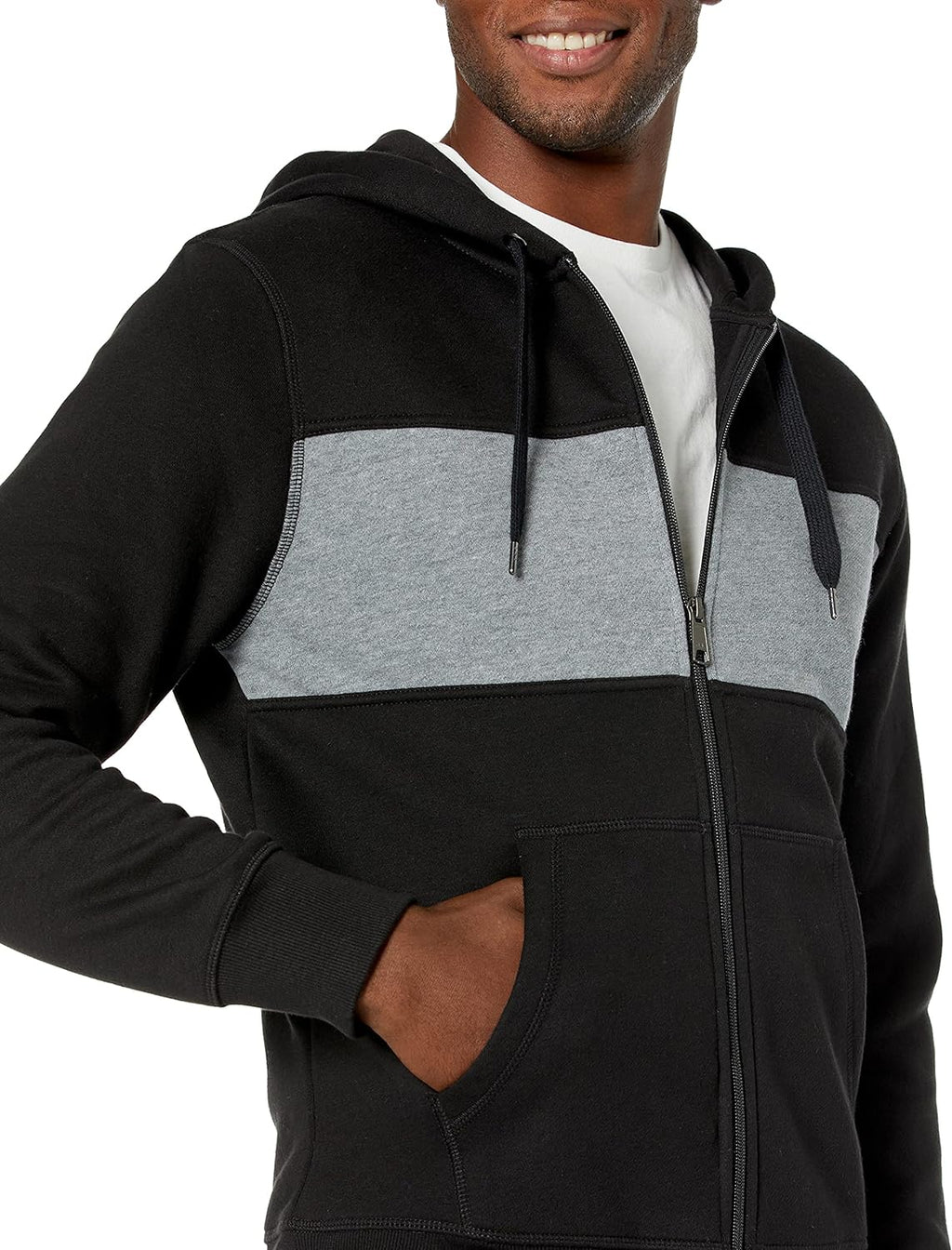 Ultimate Comfort: Men's Full-Zip Hooded Fleece Sweatshirt for Every Occasion