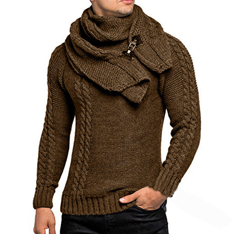 Chic Men's Turtleneck Sweater