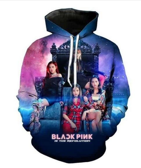 2020 new cross-border popular printed casual pullover long sleeve hoodie, Korean men's group European Code Hoodie for men and women
