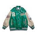 South Summer Disguise 2022 Spring Men's Jacket Japanese campus fashion brand decorative patchwork creative embroidery casual leather jacket