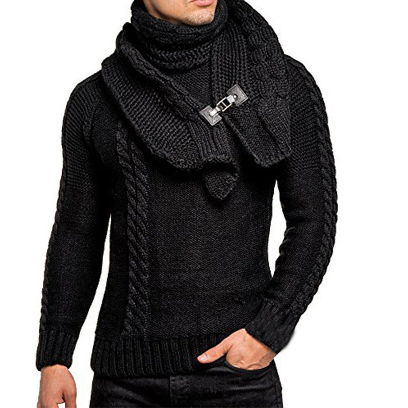 Chic Men's Turtleneck Sweater