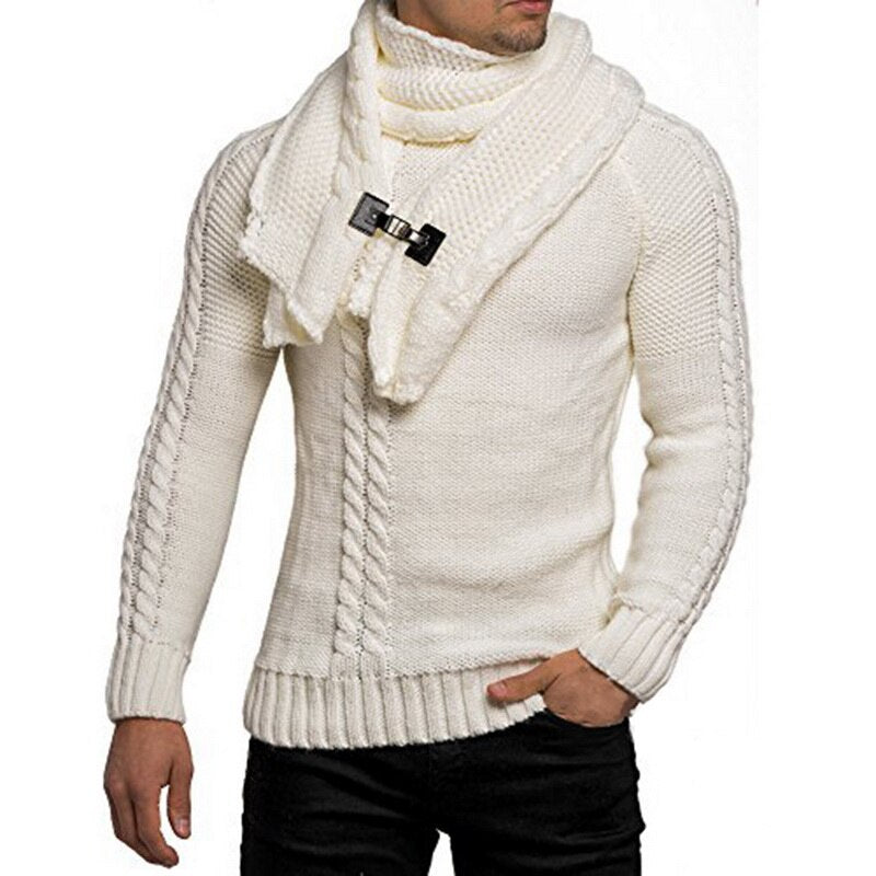Chic Men's Turtleneck Sweater