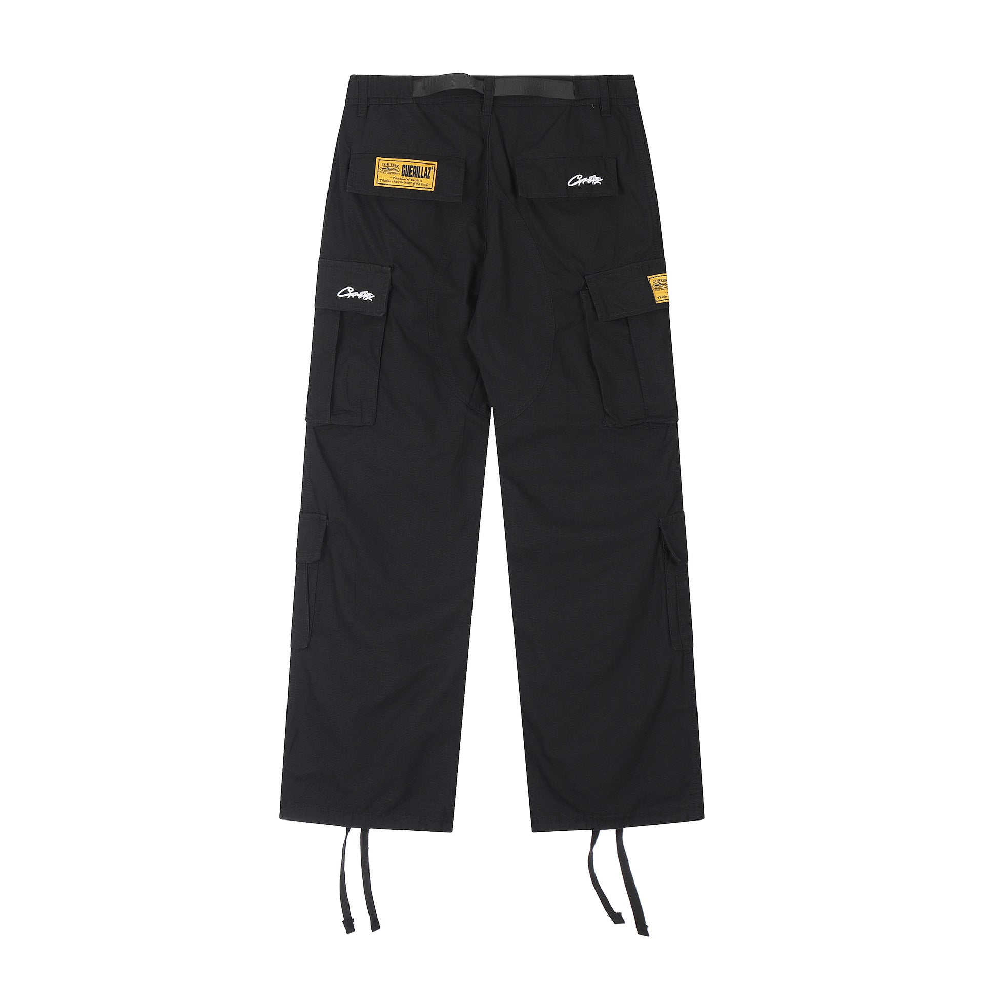 summer new European and American letter printed casual pants waterproof woven pants men's overalls